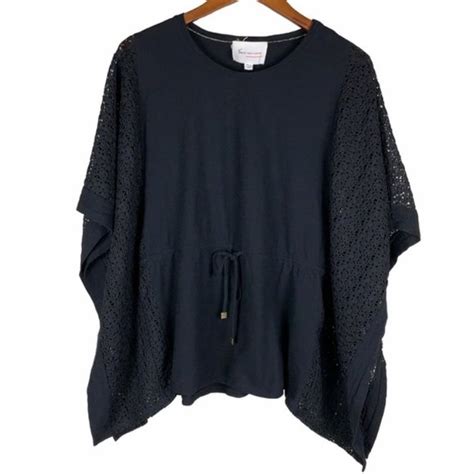 vince camuto lace poncho.